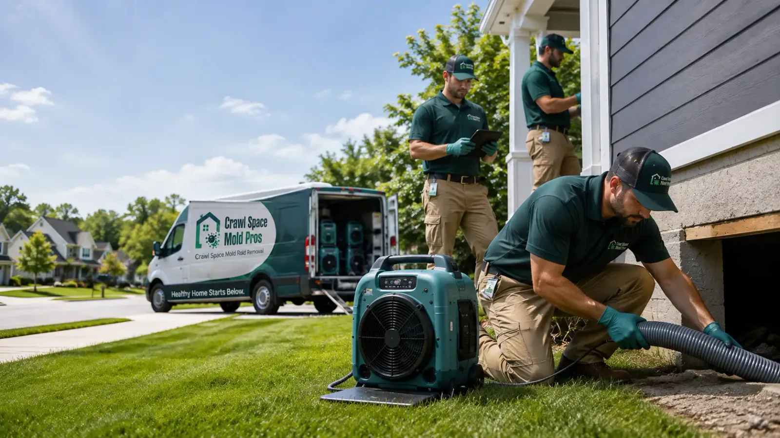 Crawl Space Mold Removal in Charter Oak, IA